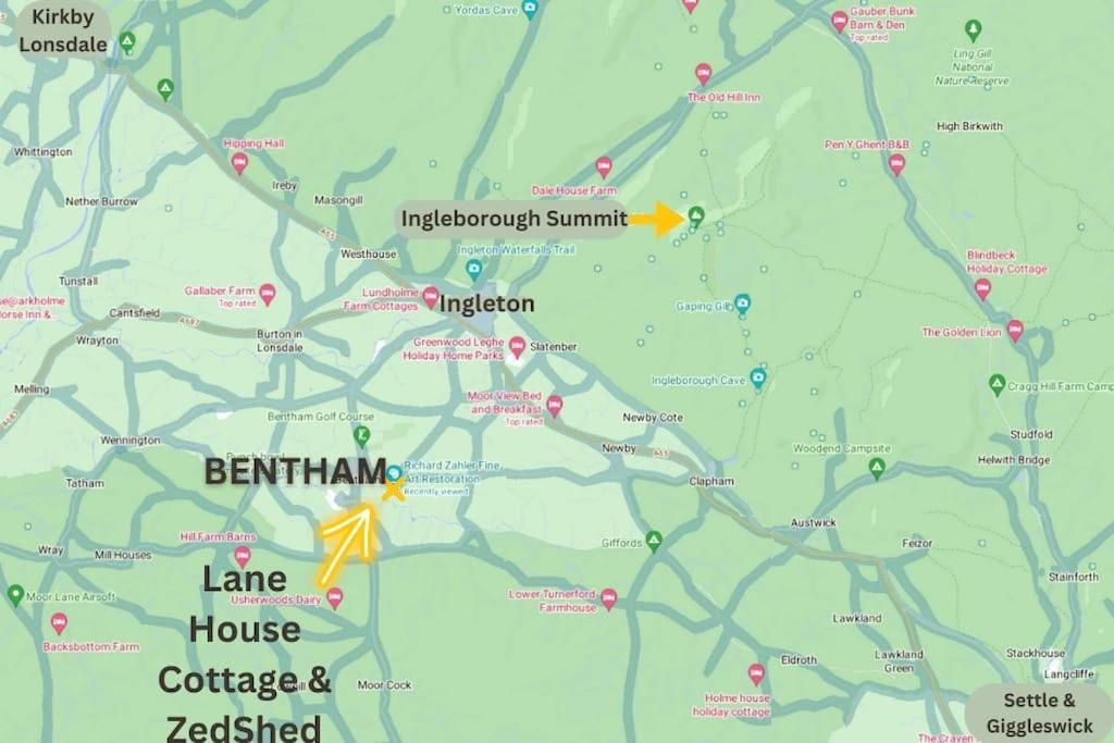 Cosy 3 Bed Cottage Near 3 Peaks - Log Burner & Aga Bentham Buitenkant foto